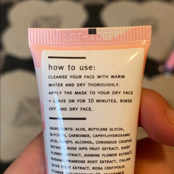 3 for $12 rose face mask - Picture 3 of 5